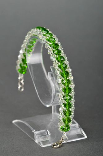 Pulsera de abalorios hecha a mano regalo original brazalete artesanal de cuentas - MADEheart.com