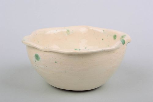 Small homemade ceramic bowl designer clay bowl designer ceramics gift ideas - MADEheart.com