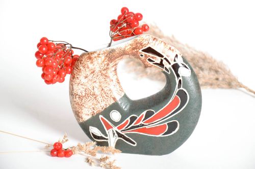 Vaso de cerâmica Yin-Yang - MADEheart.com