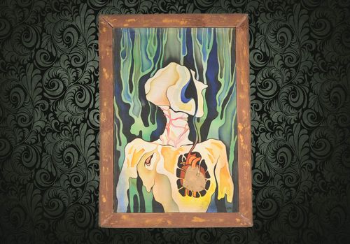 Beautiful designer batik painting - MADEheart.com