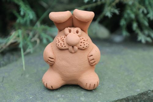 Clay statuette Rabbit - MADEheart.com