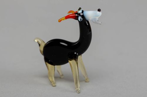Figurine en verre au chalumeau faite main Bouc - MADEheart.com