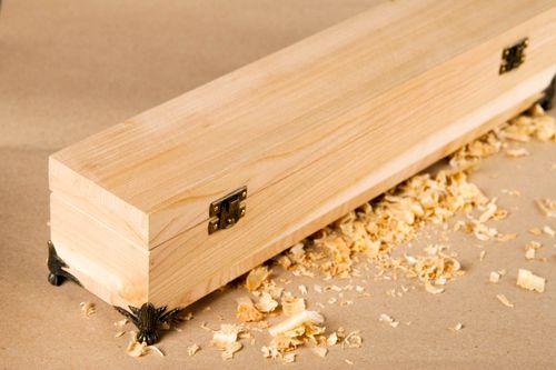 Scrignetto semilavorato fatto a mano scatola per decoupage scrignetto di legno - MADEheart.com