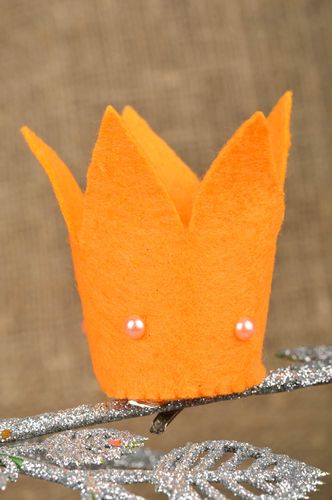 Pinza de pelo artesanal accesorio para niña estiloso regalo original de tela - MADEheart.com