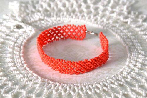 Bracelet en perles de rocailles fait main - MADEheart.com
