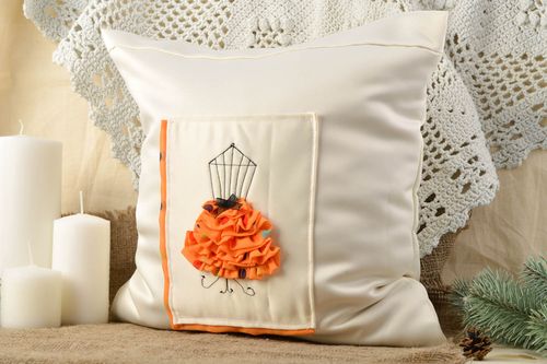 Cojín para sofá hecho a mano decoración de dormitorio adorno para casa  - MADEheart.com