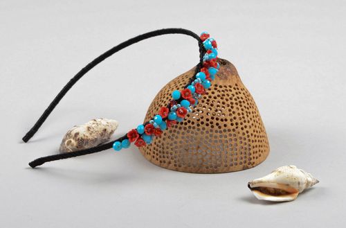 Haar Schmuck mit Blumen handmade Mode Schmuck tolles Geschenk für Mädchen - MADEheart.com