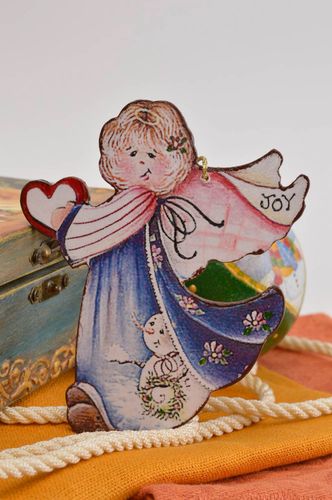 Décoration de Noël ange serviettage Déco fait main Idée déco Noël originale - MADEheart.com