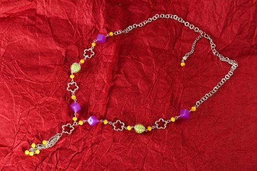 Handmade bead necklace designer jewelry fashion accessories gifts for women - MADEheart.com