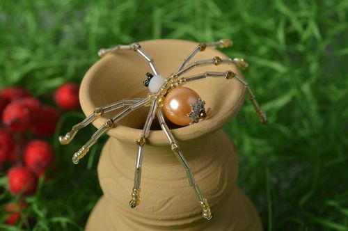 Figura de decoración artesanal elemento decorativo regalo original Araña - MADEheart.com