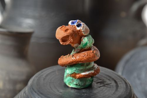Ceramic statuette Snake - MADEheart.com