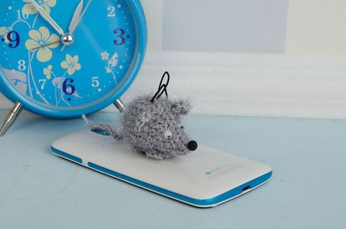 Crochet keychain Little mouse - MADEheart.com
