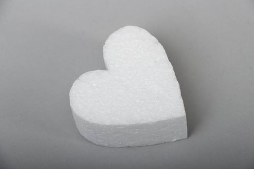 Corazón pieza en blanco de masa plástica espumada - MADEheart.com