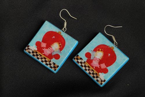 Pendientes artesanales Infanta - MADEheart.com
