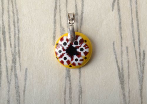Colgante de cristal redondo - MADEheart.com