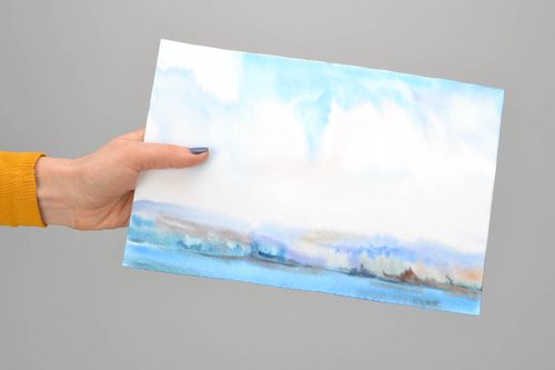 Paisaje en acuarelas - MADEheart.com