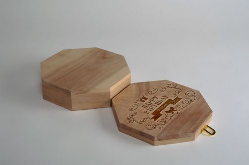 Personalised gift, the blank box for decoration - MADEheart.com
