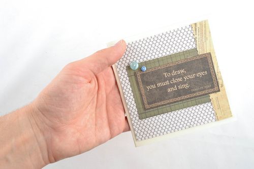 Handmade greeting card scrapbooking - MADEheart.com
