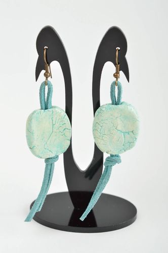 Handgemachter Schmuck Modeschmuck Ohrringe Ohrschmuck Damen große Ohrringe lang - MADEheart.com