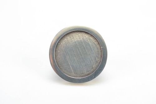 Металлическая заготовка для кольца с регулируемым размером круглая ручной работы  - MADEheart.com