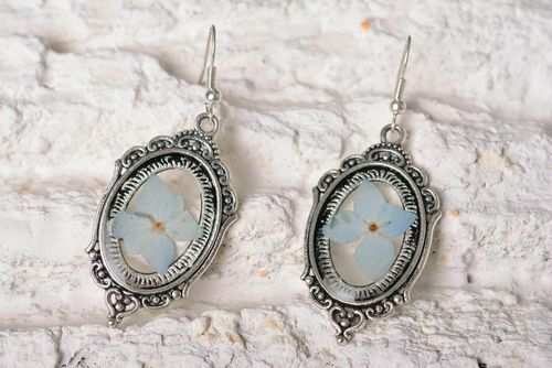 Handmade accessories fashion earrings metal earrings gifts for women epoxy items - MADEheart.com