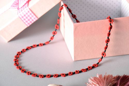 Colar de contas trançado à mão - MADEheart.com