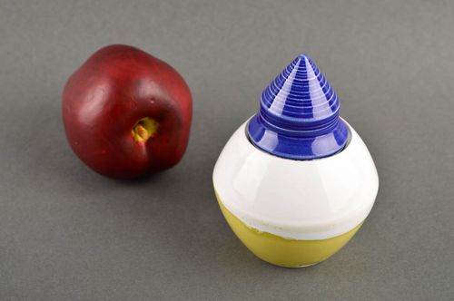 Küchen Accessoire handmade Zuckerdose Keramik Geschenk Idee Küchen Zubehör schön - MADEheart.com