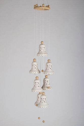 Campanello dautore in ceramica fatto a mano elementi decorativi da parete - MADEheart.com