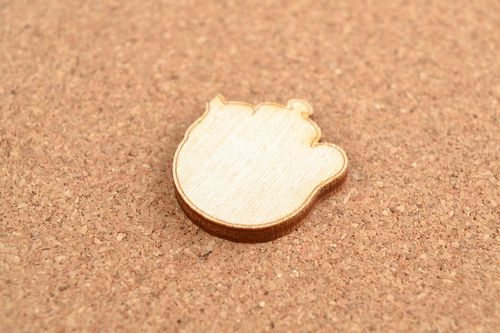 Handmade plywood decoration unusual blank for painting cute wooden toy - MADEheart.com