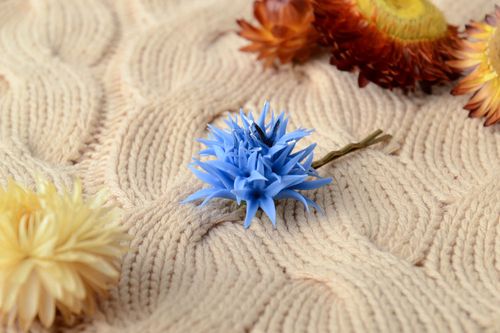 Forcina per capelli fatta a mano con fiori accessori per capelli idee regalo - MADEheart.com