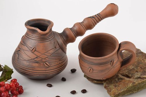 Geschirr Set Handmade Keramik Tasse türkischer kaffeekocher Küchen Zubehör - MADEheart.com