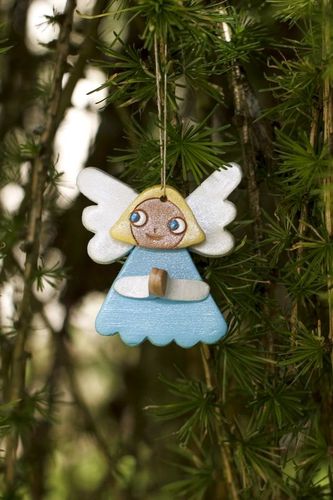 Pingente do Interior Angel azul - MADEheart.com