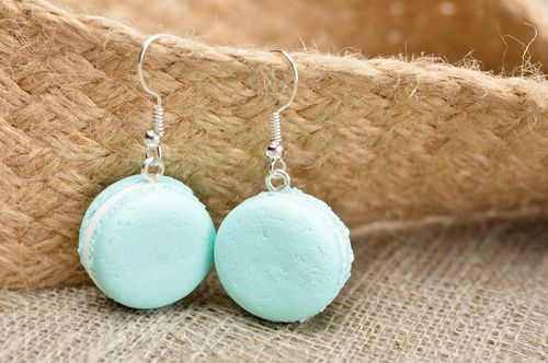 Handmade earrings designer earrings unusual accessory clay jewelry gift for her - MADEheart.com