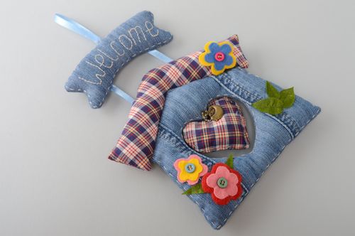 Interieur Anhänger aus Stoff handmade  - MADEheart.com