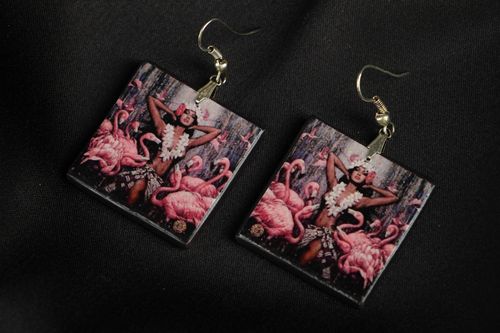 Boucles doreilles artisanales faites main Haïtienne - MADEheart.com