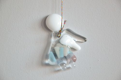 Glass interior pendant for home Angel - MADEheart.com