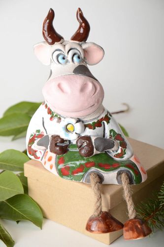 Salvadanaio in ceramica fatto a mano salvadanaio originale dipinto a mano - MADEheart.com