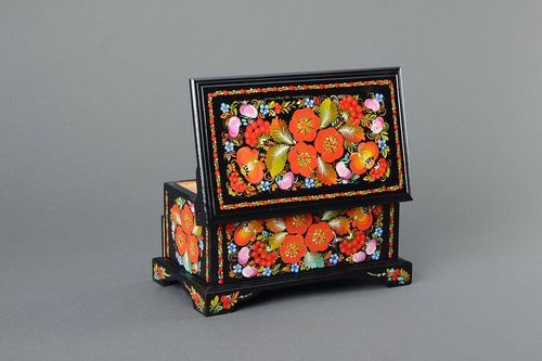 Patterned box with pullout drawer - MADEheart.com