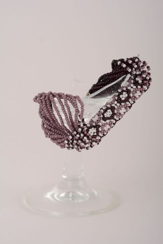 Woven beaded bracelet Lilac - MADEheart.com