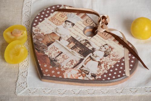 Tabla de madera para cortar artesanal menaje de cocina regalo para mujer - MADEheart.com