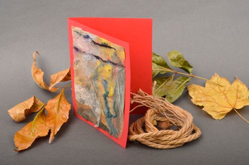 Homemade greeting card paper postcard designer postcards souvenir ideas - MADEheart.com