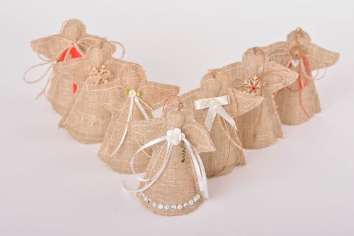 Handgefertigt Engel zum Aufhängen originelle Geschenke Wohnzimmer Ideen 7 Stück  - MADEheart.com