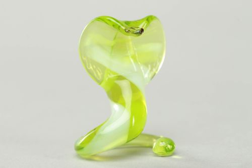 Figurine en verre au chalumeau Serpent faite main - MADEheart.com
