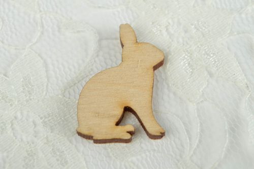 Handmade wooden cute blank unusual goods for creativity art and craft ideas - MADEheart.com