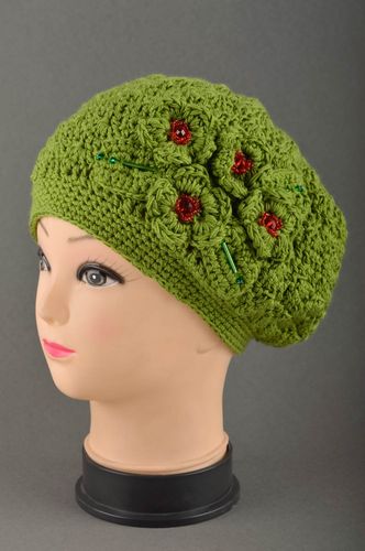 Handmade crochet hat womens hat designer accessories for women gifts for girls - MADEheart.com