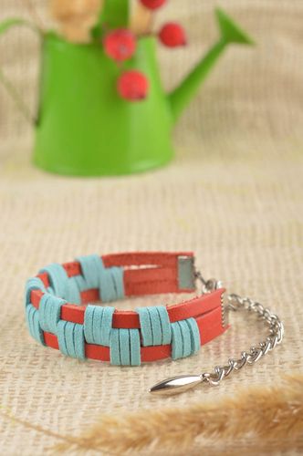 Handgemachtes Armband Frauen Geschenk für Frau Armband Leder Damen stilvoll - MADEheart.com