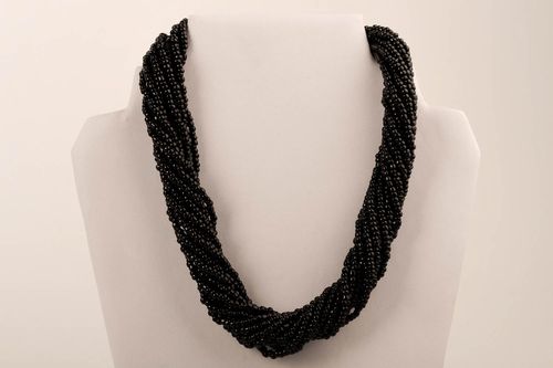 Collier en perles de rocaille Bijou fait main Accessoire original pour femme  - MADEheart.com