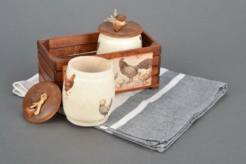 Set for bulk goods Birdhouse - MADEheart.com