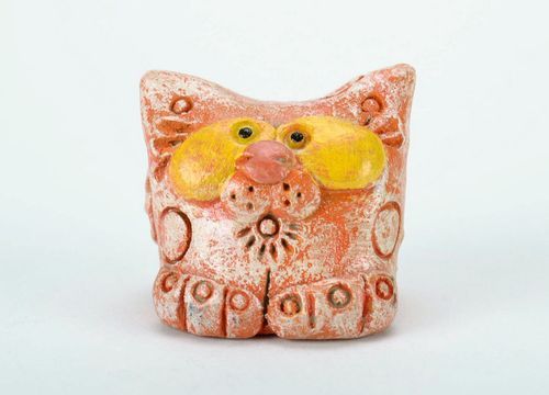 Statuette aus Ton Kater - MADEheart.com