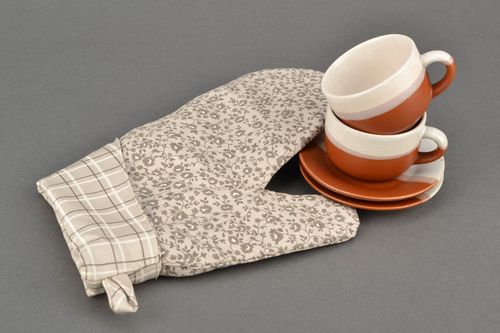 Gant de cuisine pour chaud fait main décor - MADEheart.com